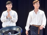 [포토] 영화 '청년경찰' 쇼케이스 참석한 박서준-강하늘