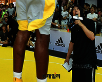 [포토] NBA 앤드류 위긴스 높이 뛰기에 하하 입이 쩍