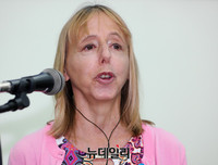 [포토] '사드배치철회' 관련 발언하는 메데아 벤자민