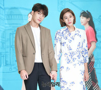 [포토] 드라마 '맨홀'서 호흡맞춘 김재중-유이