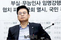 [포토] 원내대책회의 참석한 정우택 원내대표