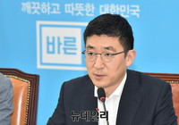 [포토] 살충제 계란 관련 기자회견 갖는 김세연 정책위의장