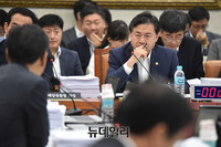 [포토] 질문에 답변하는 김영춘 해양수산부 장관