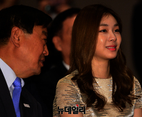 [포토] 미소짓는 평창동계올림픽 홍보대사 김연아