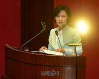 [포토] 교섭단체 대표연설하는 추미애 대표