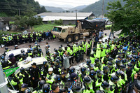 [포토] 사드발사대 4기, 성주기지 배치 완료