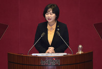 [포토] 비교섭단체대표연설하는 이정미 정의당 대표