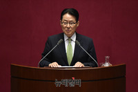 [포토] 대정부질문 하는 국민의당 박지원 의원