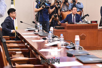 [포토] 박성진 장관 후보자 부적격 인사청문 보고서 채택하는 장병완 위원장