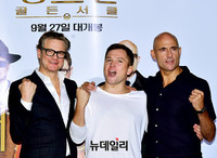 [포토] 화이팅 외치는 '킹스맨', 오는 27일 개봉