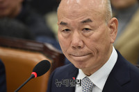 [포토] 난감한 표정의 이효성 방송통신위원장