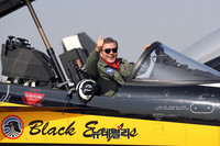 [포토] 블랙이글에 오른 文대통령