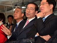 [포토] 세마벙커 개관식 참석한 박원순