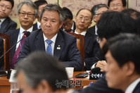 [포토] 교문위 국정감사 출석한 이기흥 대한체육회장