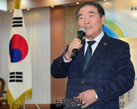 [포토] 인사말 하는 박호순 충호안보연합 이사장