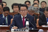 [포토] 국정감사 출석한 남재철 기상청장