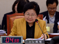 [포토] 국정감사 출석한 정현백 여성가족부 장관