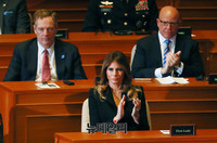 [포토] 박수 치는 멜라니아 트럼프 여사