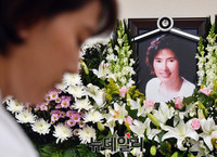 [포토] 故 이미지 빈소, 가톨릭대학교 성모병원 장례식장에 마련