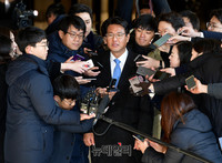 [포토] 검찰 출석한 김태효 전 청와대비서관