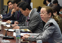 [포토] 국회 찾은 시나폴슨 유엔인권사무소 서울소장