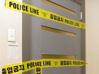 [포토] 샤이니 종현 사망, 굳게 닫힌 오피스텔
