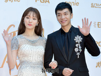 [포토] 골든디스크 사회 맡은 이승기-이성경