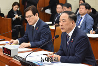 [포토] 질문에 답하는 홍남기 국무조정실장