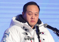 [포토] 답사하는 김지용 평창동계올림픽 선수단장