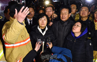 [포토] 밀양 세종병원 참사현장 둘러보는 추미애 민주당 대표