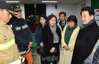 [포토] 밀양 참사 현장 찾은  정동영-조배숙- 박주현-장정숙 