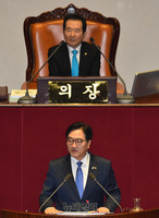 [포토] 교섭단체 대표연설 하는 우원식 더불어민주당 원내대표