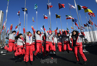 [포토] 개막8일 앞두고 강릉선수촌 개촌