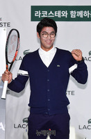 [포토] 세러모니 재현하는 정현