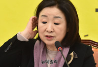 [포토] 은행권 채용비리 관련 기자간담회 갖는 심상정 의원
