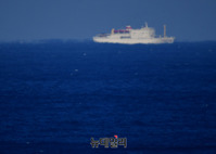 [속보] 육안으로 보이는 북한 만경봉호