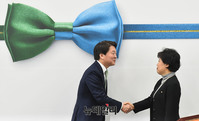 [포토] 악수 나누는 안철수-조배숙