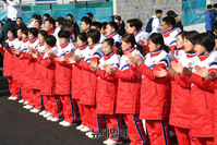 [포토] 박수치는 北 선수단