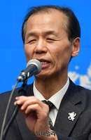 [포토] 최문순 강원지사 "개막식 당일 무릎아래 방한 철저히"