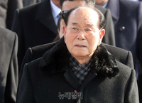 [포토] 평창 향하는 북한 김영남
