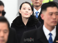 [포토] KTX 승차장 향하는 김여정