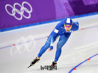 [포토] 스피드스케이팅 이승훈, 괴력의 질주