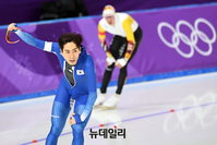 [포토] 이승훈, 男스피드스케이팅 5000m서 5위