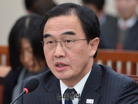 [포토] 외통위 전체회의, 발언하는 조명균