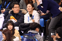 [포토] 관람석에 등장한 이상화 선수