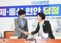 [포토] 악수하는 김영주-추미애