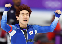 [포토] 男스피드스케이팅 김태윤, 동메달 획득
