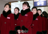 [포토] 北으로 귀환하는 응원단