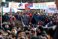 [포토] 北김영철 방한 규탄대회에 모인 자유한국당