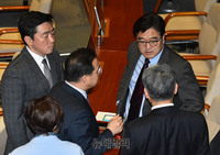 [포토] 대화 나누는 우원식-김동철